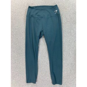 Gymshark‎ Compression Workout Running Leggings (Women's Medium) Teal